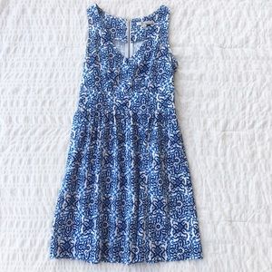 Milly For Design Nation Floral Fit & Flare Dress 6